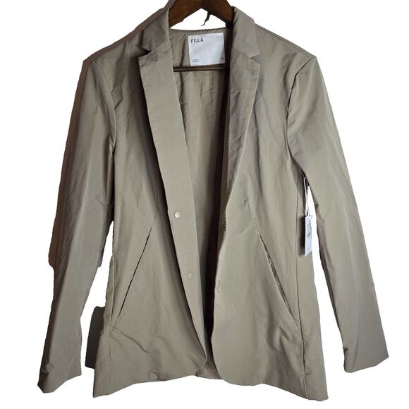 NWT Five Four Nomad Blazer Tan Mens Small - Picture 1 of 6
